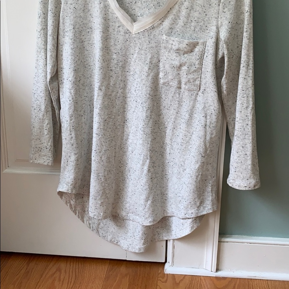 Merona Long Sleeve V-Neck Shirt - Picture 3 of 4